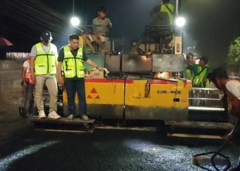 Antisipasi Kemacetan dan Kerusakan, Dinas PUPR Jambi Maksimalkan Pemeliharaan Jalan Provinsi di Pasar Talang Banjar
