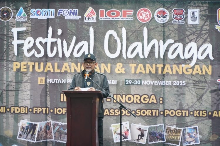 Buka Festival Olahraga Petualangan dan Tantangan, Sekda Sudirman Nyatakan Komitmen Pemerintah Dukung Pengembangan Prestasi Olahraga