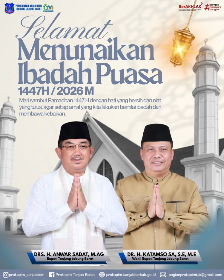 Pemkab Tanjab Barat: Selamat Menunaikan Ibadah Puasa 2026