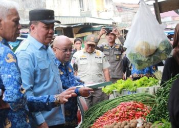 Wabup Katamso Sidak Pasar Tradisional Pastikan Stok Pangan Aman Jelang Ramadhan