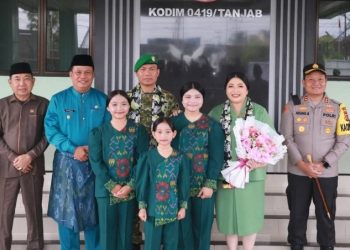 Ketua DPRD Tanjab Barat Sambut Dandim 0419/Tanjung Jabung, Perkuat Sinergi Forkopimda