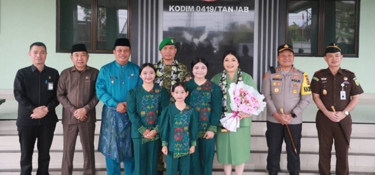 Ketua DPRD Tanjab Barat Sambut Dandim 0419/Tanjung Jabung, Perkuat Sinergi Forkopimda