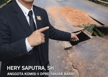 Hery Saputra Minta Bupati Cepat Perbaiki Jembatan Harmoko di Bram Itam