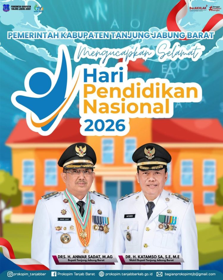Pemkab Tanjab Barat: Selamat Memperingati Hari Pendidikan Nasional