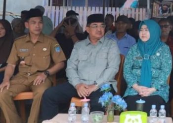 Bupati Anwar Sadat Salurkan Bantuan Korban Kebakaran Teluk Nilau, 81 KK Terdampak