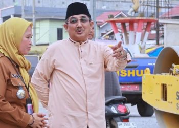 Bupati Anwar Sadat Tinjau Peningkatan Jalan Jalur 2 Merlung, Minta Warga Jaga Infrastruktur